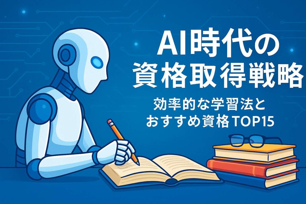 AI時代の資格取得戦略、おすすめ資格ランキングTop15