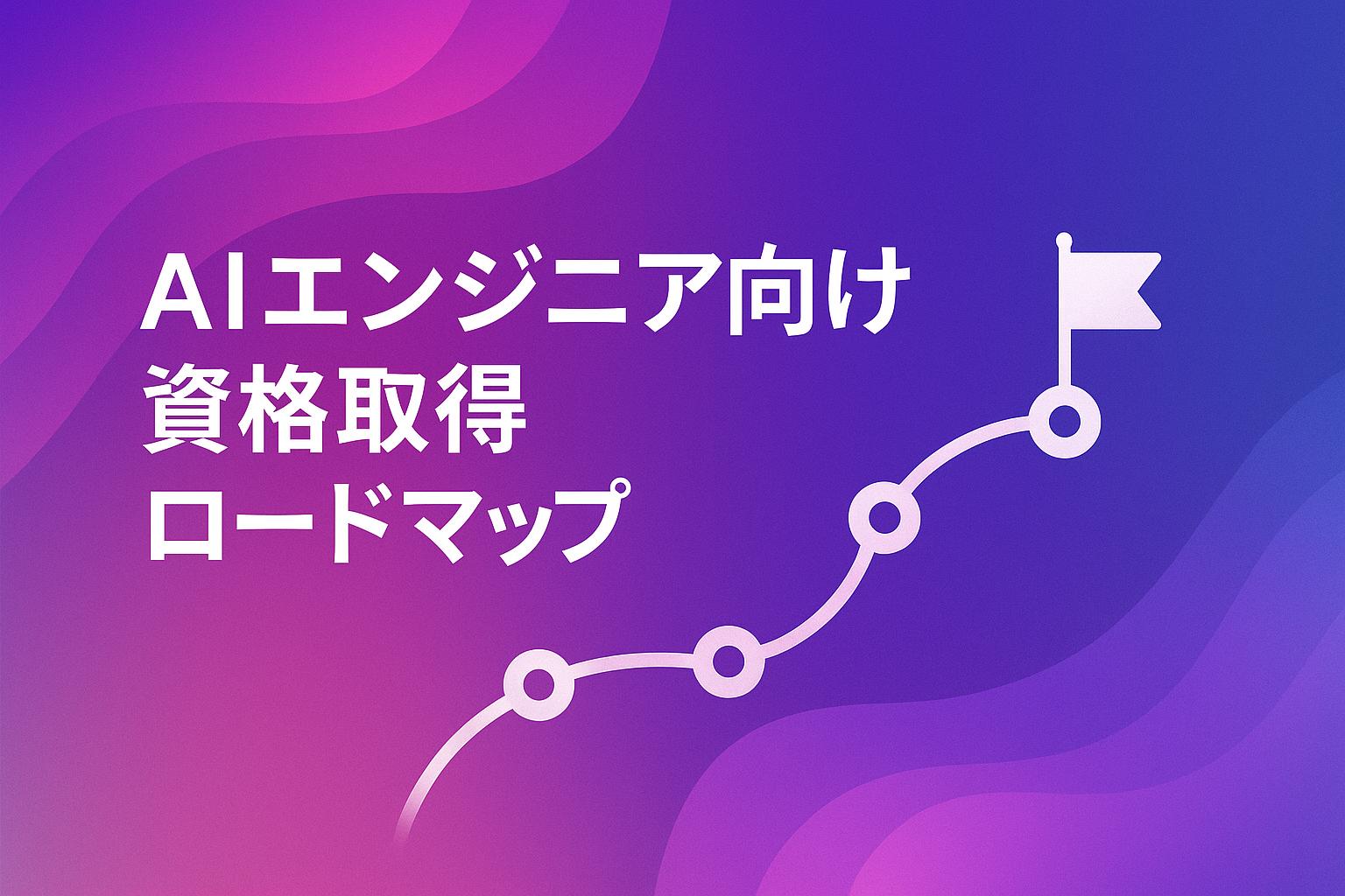 AIエンジニア 資格 ロードマップ記事のアイキャッチ